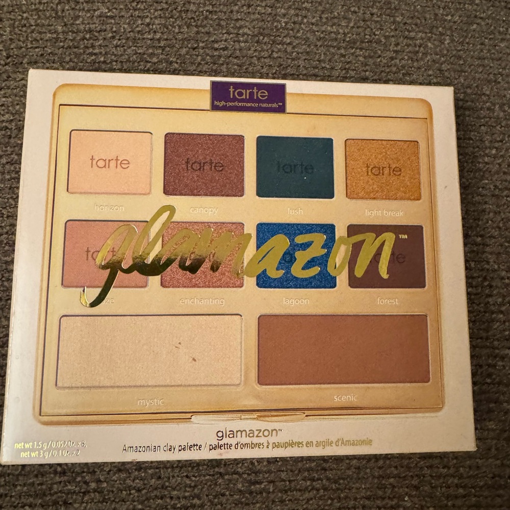 tarte Glamazon Eyeshadow Palette - Pink, Brown, Blue, Gold, Cream